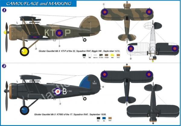 1/72 AZ model 7221 Gloster Gauntlet Munich crisis 1938